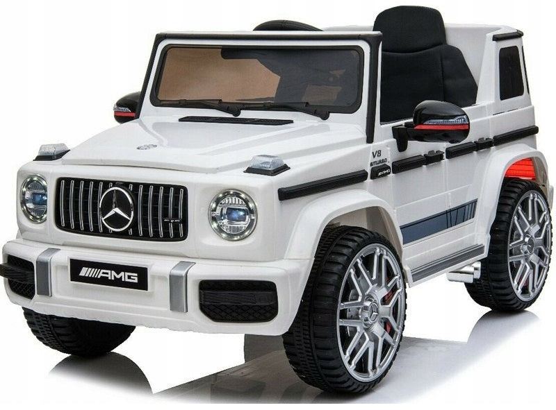 MERCEDES G63 AUTO BATTERY OPERATED LEATHER PILOT 12V7Ah CAR 4-ENGINES 4x4 Manufacturer code Mercedes G63 SKÓRA EVA 12V7AH