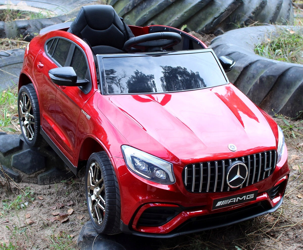 MERCEDES GLC 4x4 Auto Battery Operated, 12v9ah, LEATHER, EVA, LED, USB, 180W Kid's age 2+ years