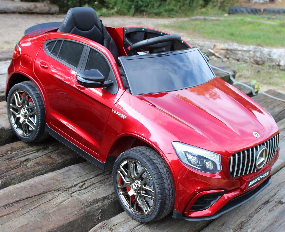 MERCEDES GLC 4x4 Auto Battery Operated, 12v9ah, LEATHER, EVA, LED, USB, 180W Vehicle length 115 cm