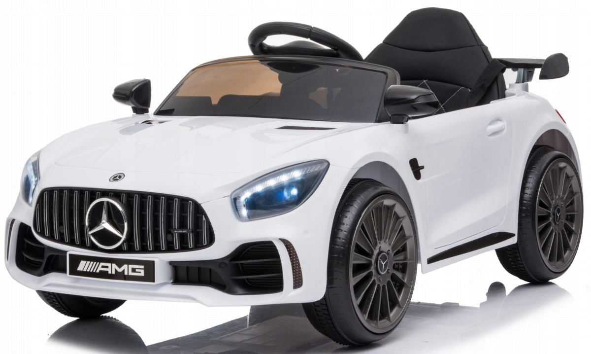 MERCEDES GTR-S BATTERY-OPERATED CAR LEATHER PILOT SOFT WHEELS EVA CAR Packaging status original