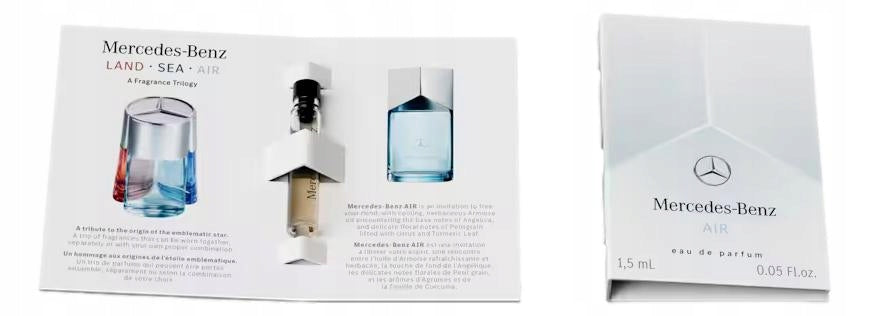 MERCEDES Men's perfume AIR samples 12pcs x 1,5ml