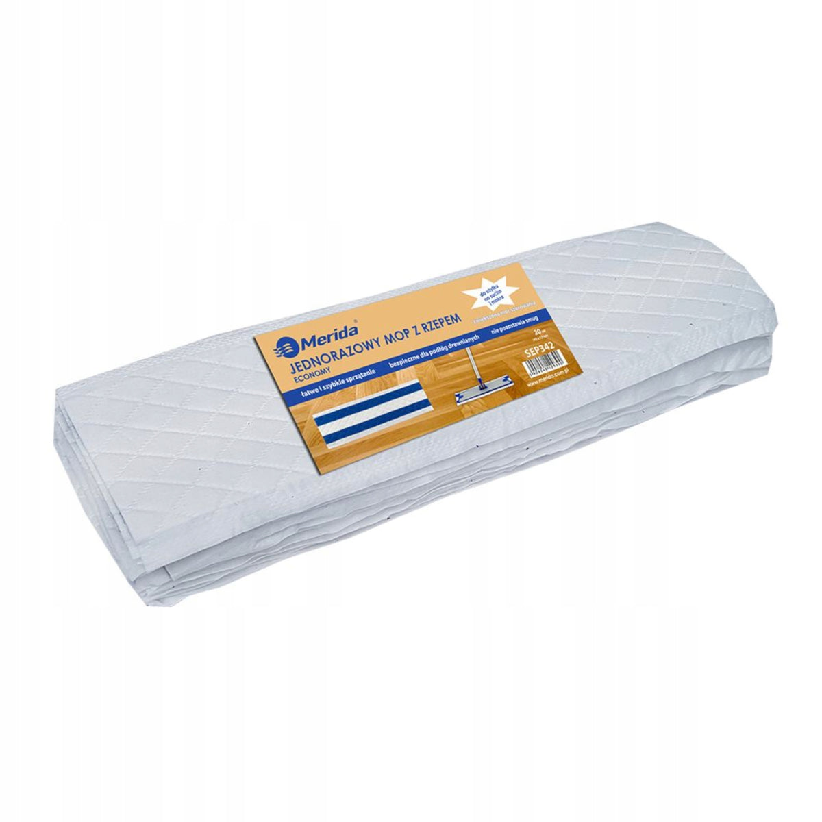 MERIDA DISPOSABLE VELCRO MOP 43 x 13 cm 20 PCS, SEP342