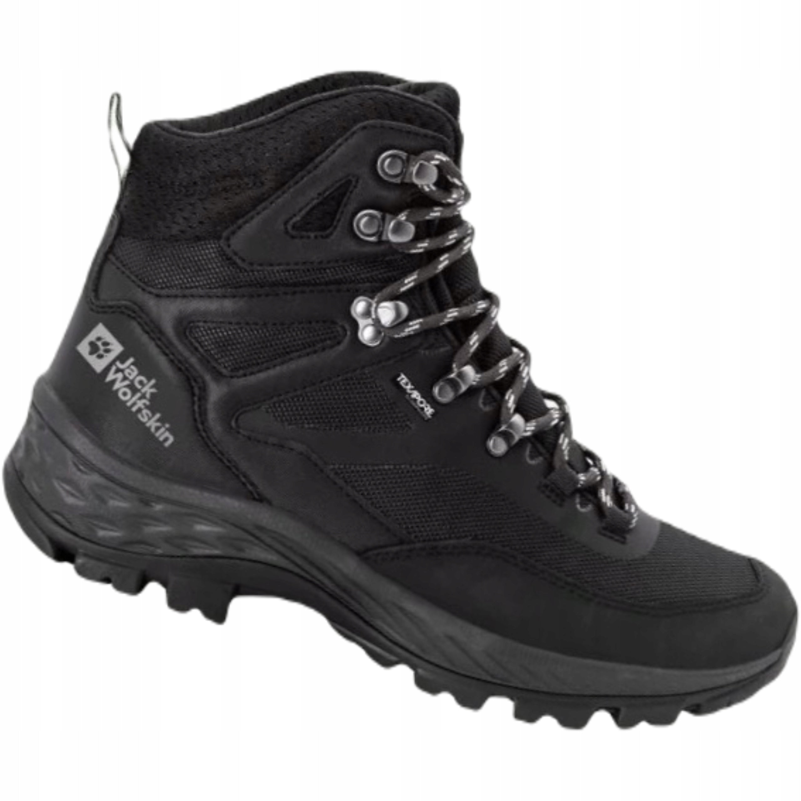 Žygio batai vyrams Jack Wolfskin Rebellion Guide Texapore Mid, juodi