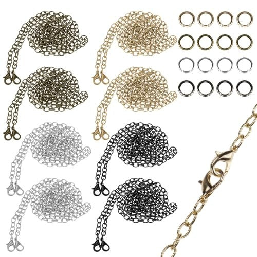 METAL BAG CHAINS 8PCS 120CM FOR WOMEN METAL DIY Brand no brand