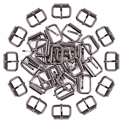 METAL BELT BUCKLES BAGS 25 MM BLACK DIY ACCESSORIES 60 PCS METAL Brand no brand