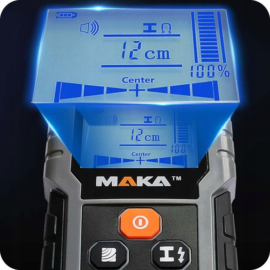METAL CABLE DETECTOR IN METAL WOOD WALL + BATTERY Manufacturer code b34MK08