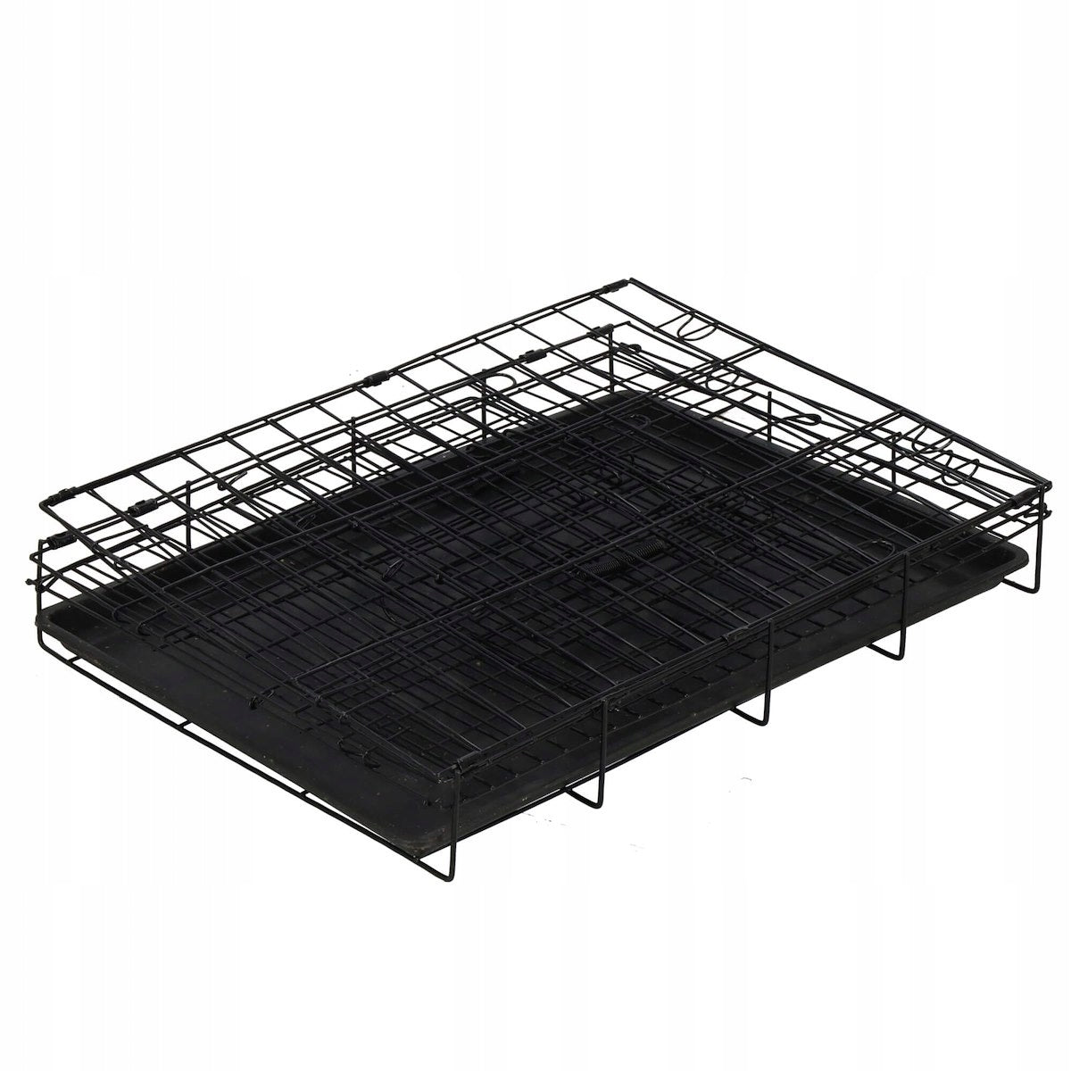 METAL CAGE DOG PLAYPEN EASY CLEANING SOLID 50x34x42 Brand Springos