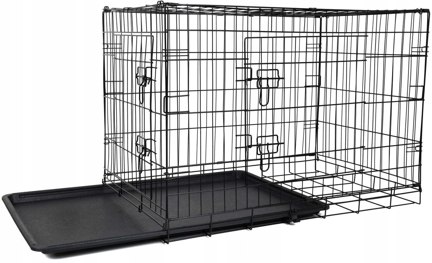 METAL CAT DOG CAGE MULTIFUNCTIONAL KENEL PLAYPEN TRANSPORTER XL Additional features transporter function