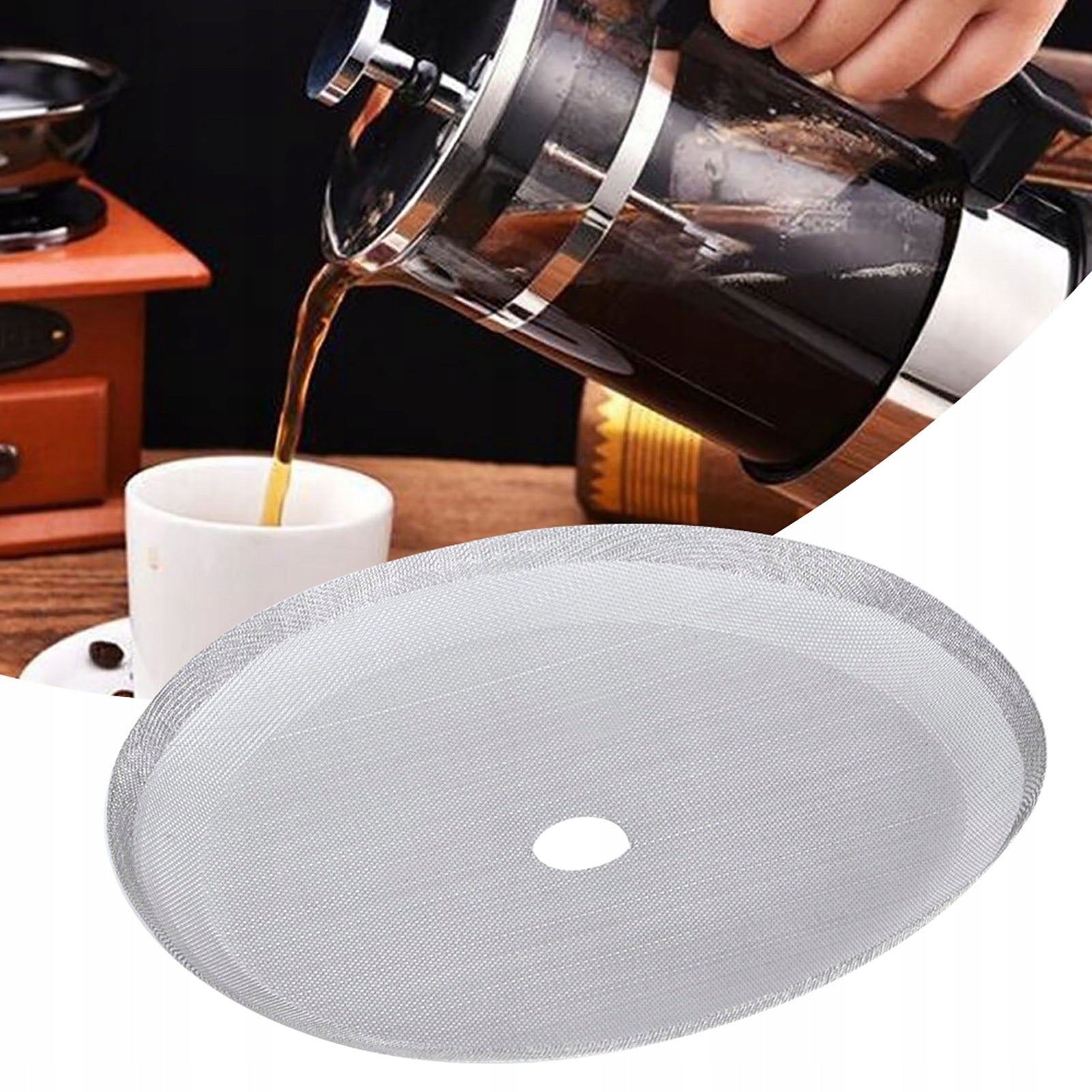 METAL COFFEE FILTER STAINLESS MESH 5 PCS STAINLESS MESH FILTER Brand no brand