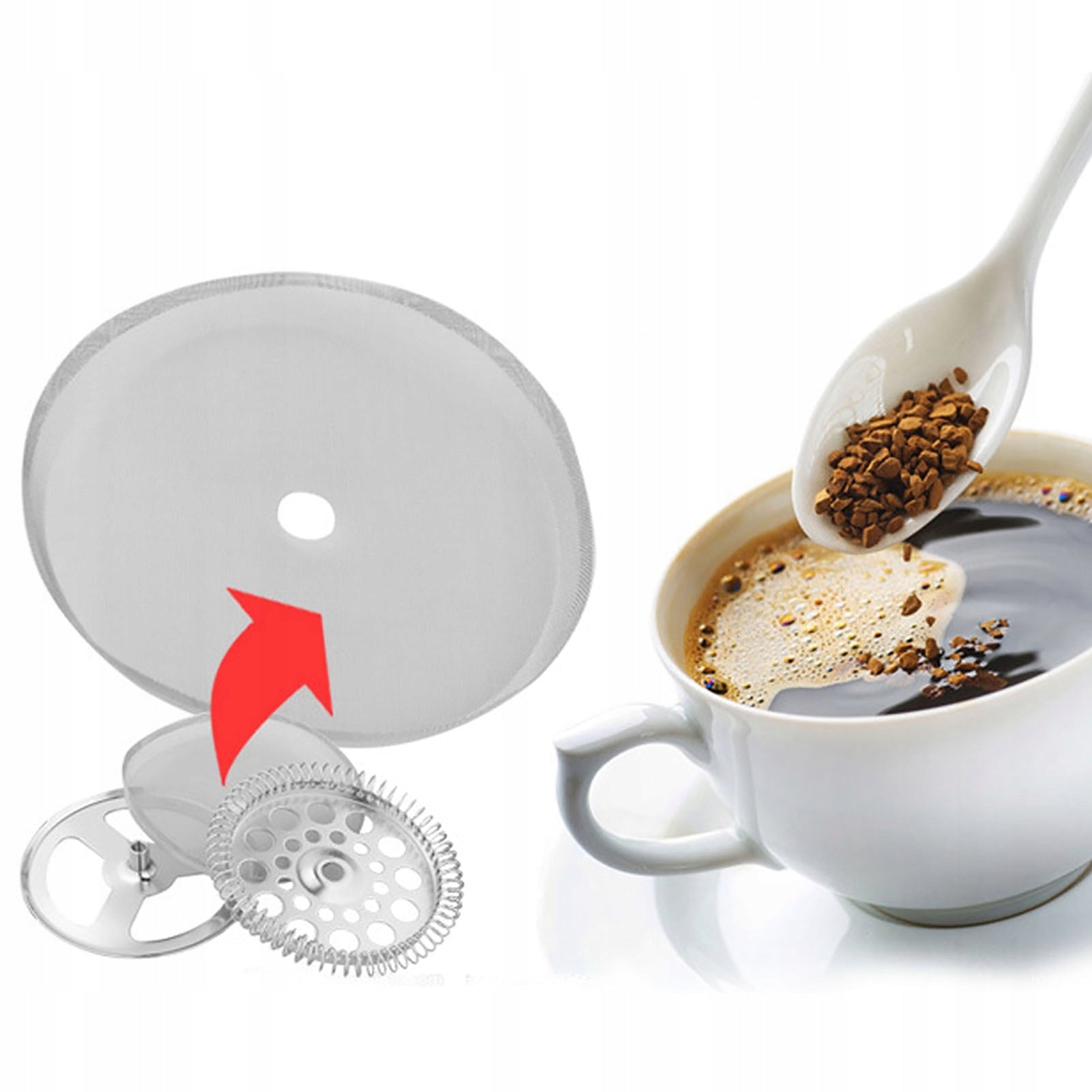 METAL COFFEE FILTER STAINLESS MESH 5 PCS STAINLESS MESH FILTER EAN (GTIN) 0637496066175