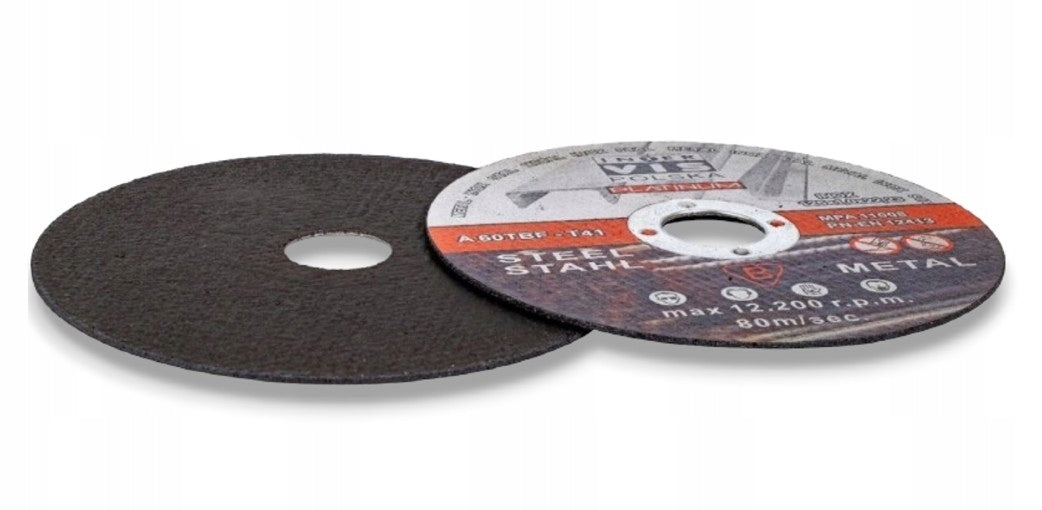 METAL CUTTING DISC STEEL INOX 125x1 STRONG FLAT SET 50PCS Disc type cutting