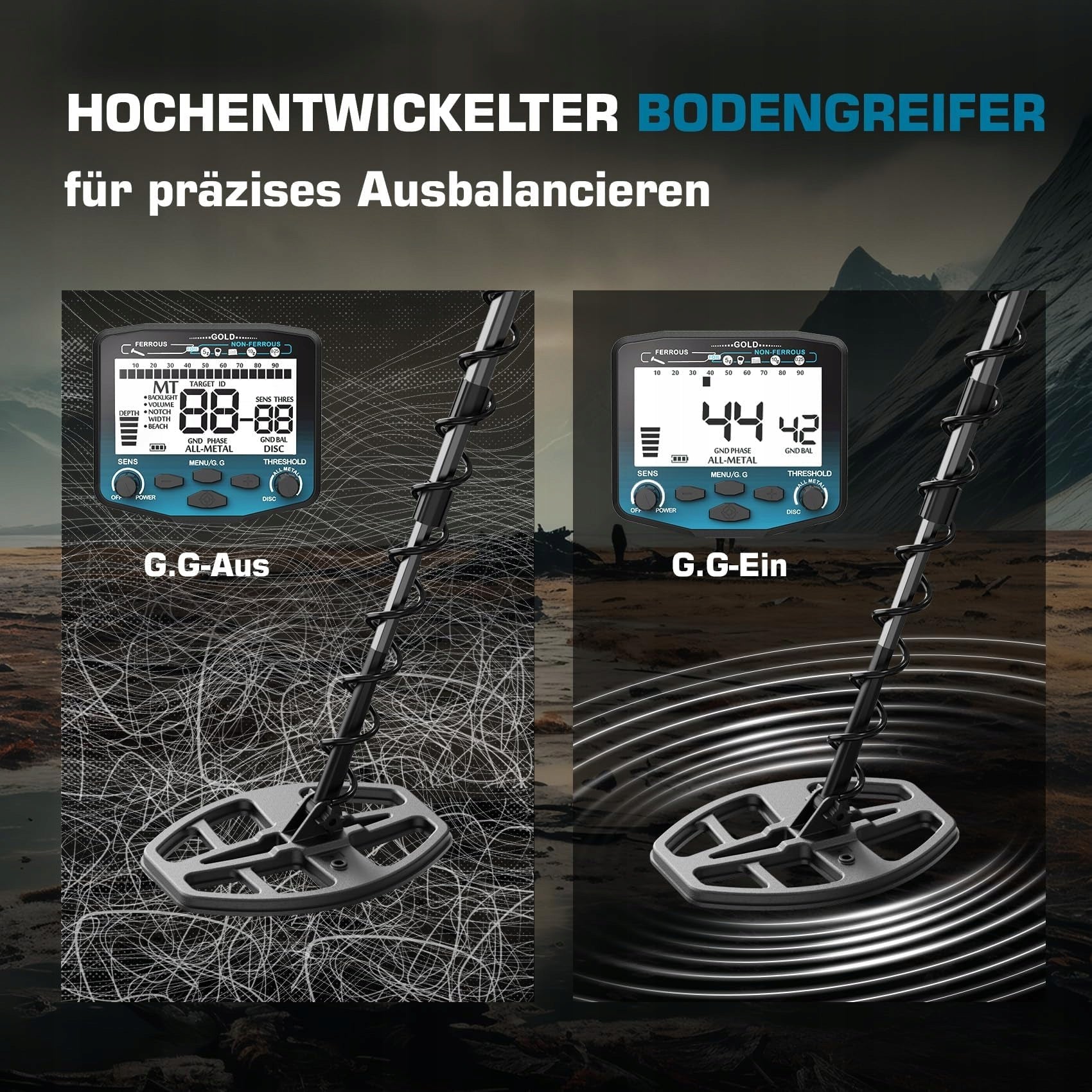 METAL DETECTOR DR.ÖTEK MT12-BLUE 599W PROFESSIONAL BEACH Manufacturer code wykrywacz metali pinpoint lcd wodoodporny