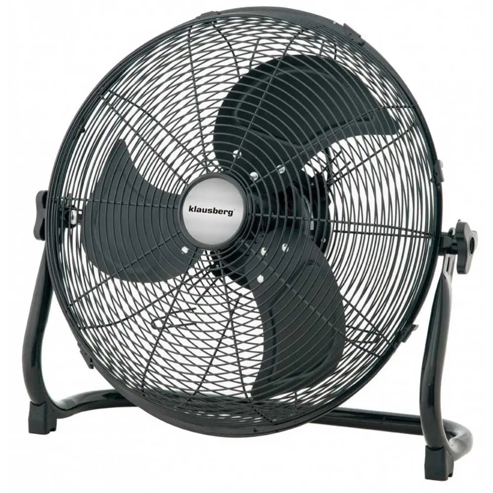 METAL FLOOR FAN 45CM 100W BLACK