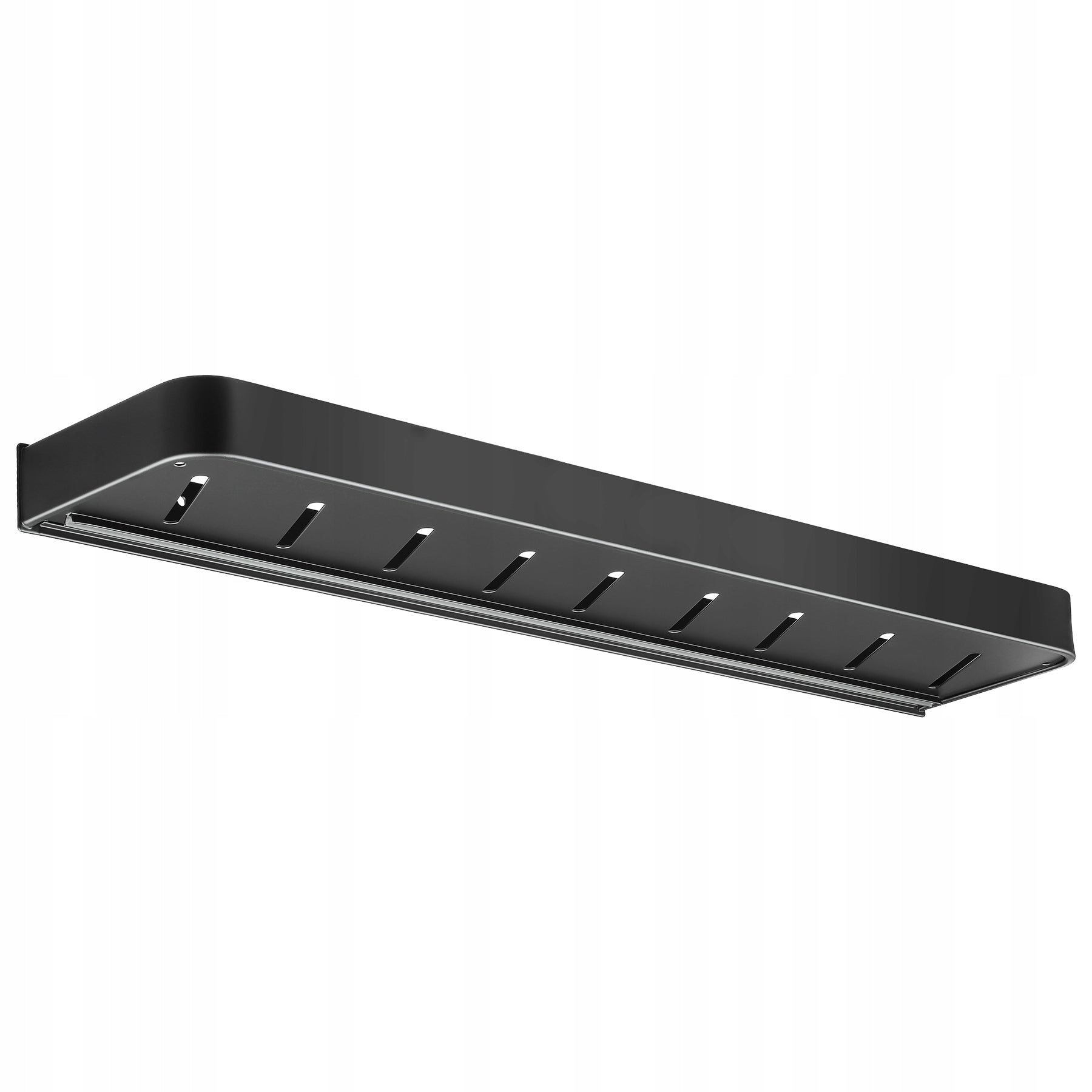 METAL HANGING SHELF FOR BATHROOM SHOWER BLACK WITHOUT DRILLING 60cm Kind wall-mounted
