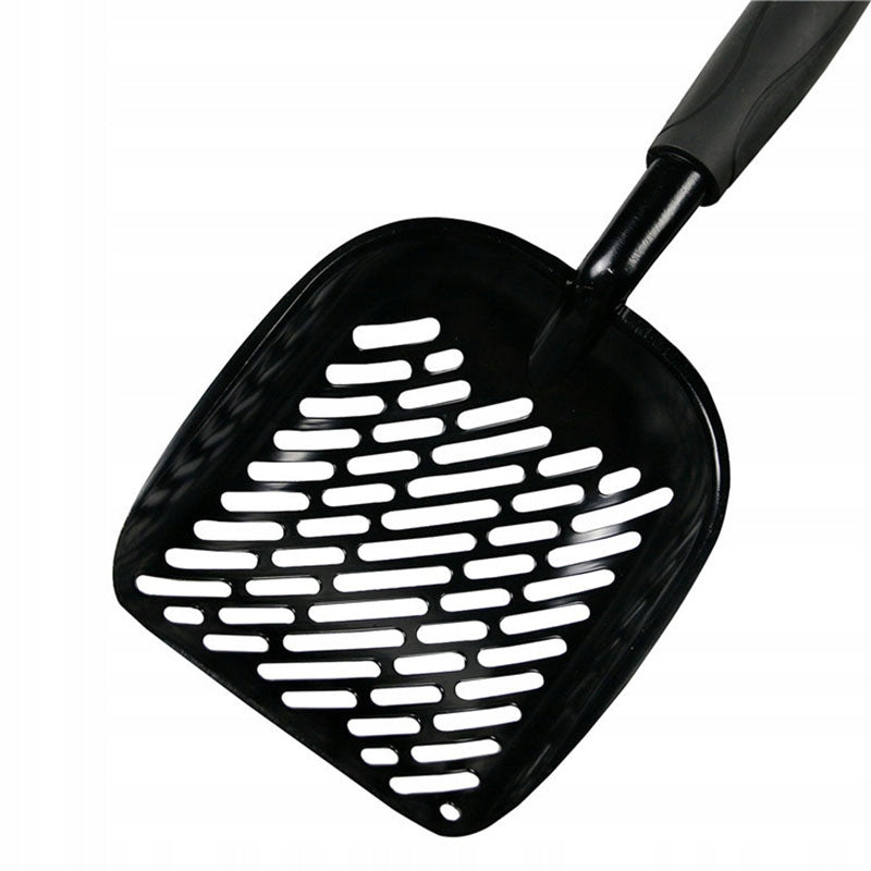METAL LITTER BOX SPATULA STRONG BLACK LARGE CAT DUSTPAN Brand no brand