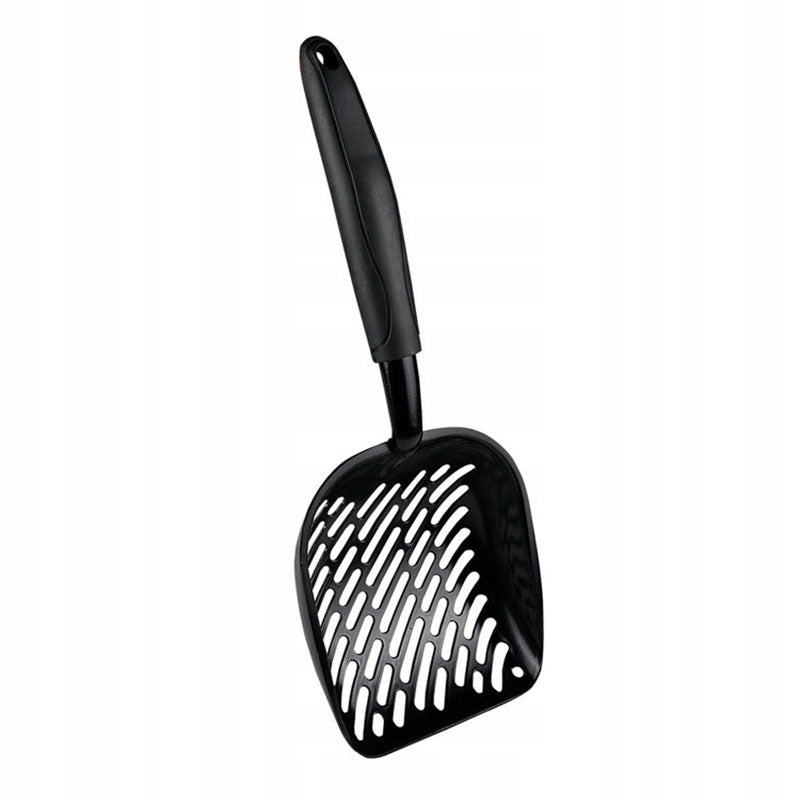METAL LITTER BOX SPATULA STRONG BLACK LARGE CAT DUSTPAN Kind litter scoops