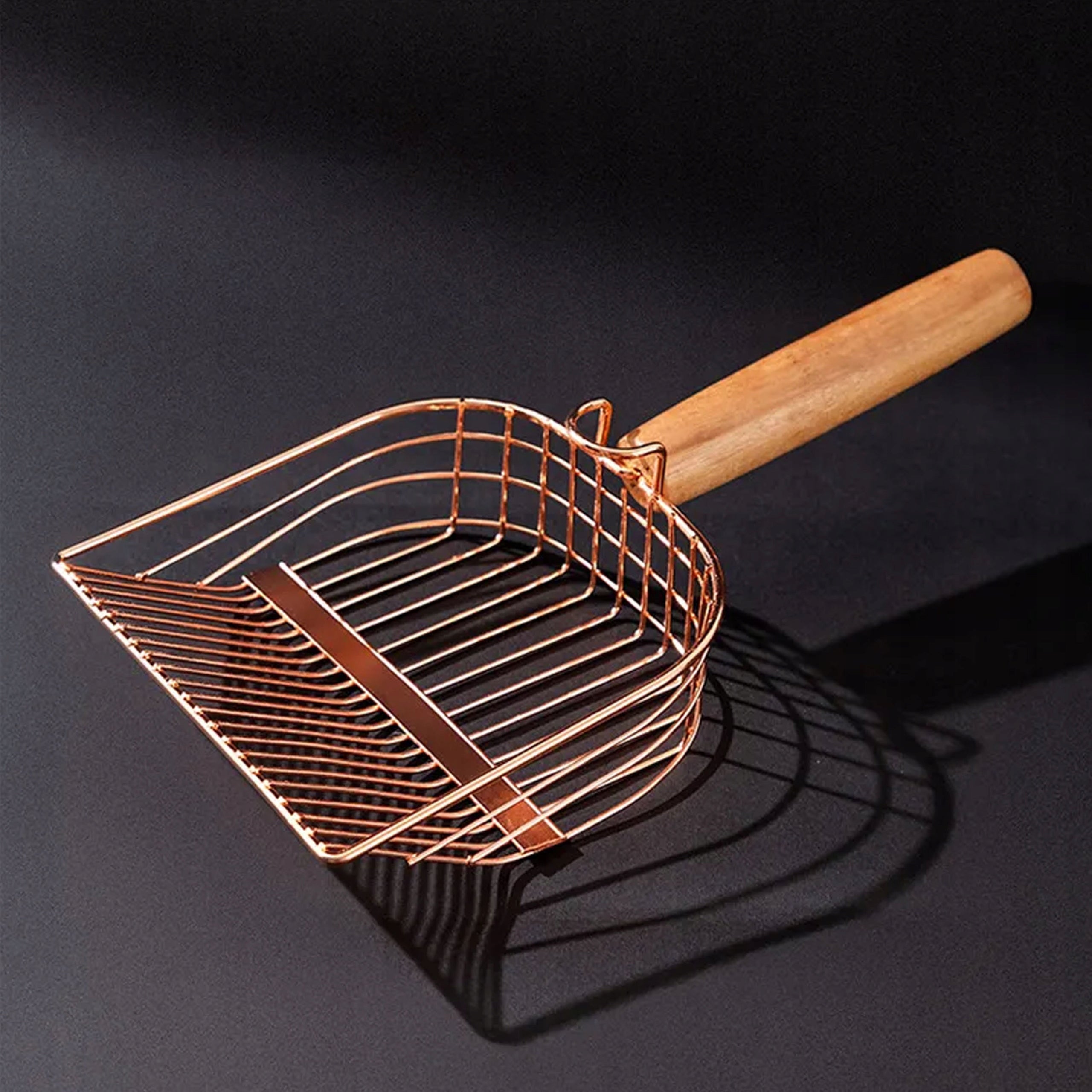 METAL LITTER SPATULA CAT LITTER BOX DUSTPAN Packaging status original