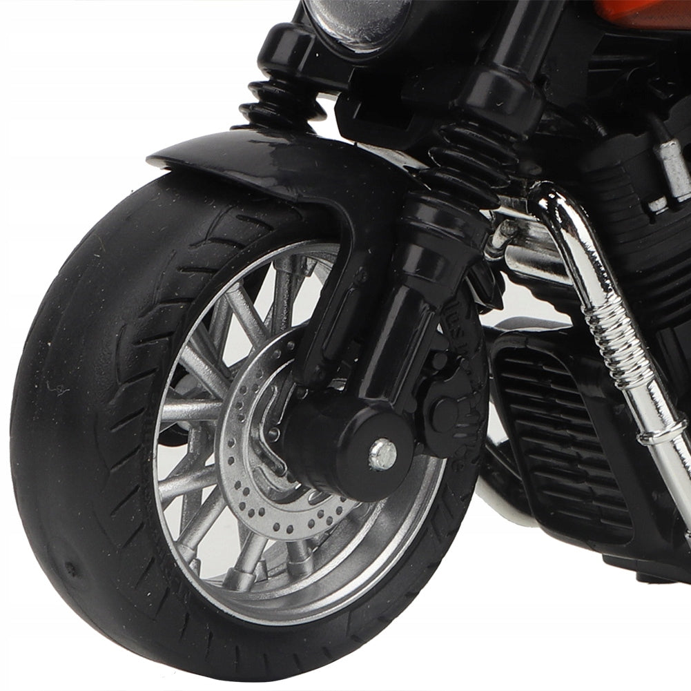 METAL MOTORCYCLE RACING RACER MODEL TOY BLACK Brand no brand