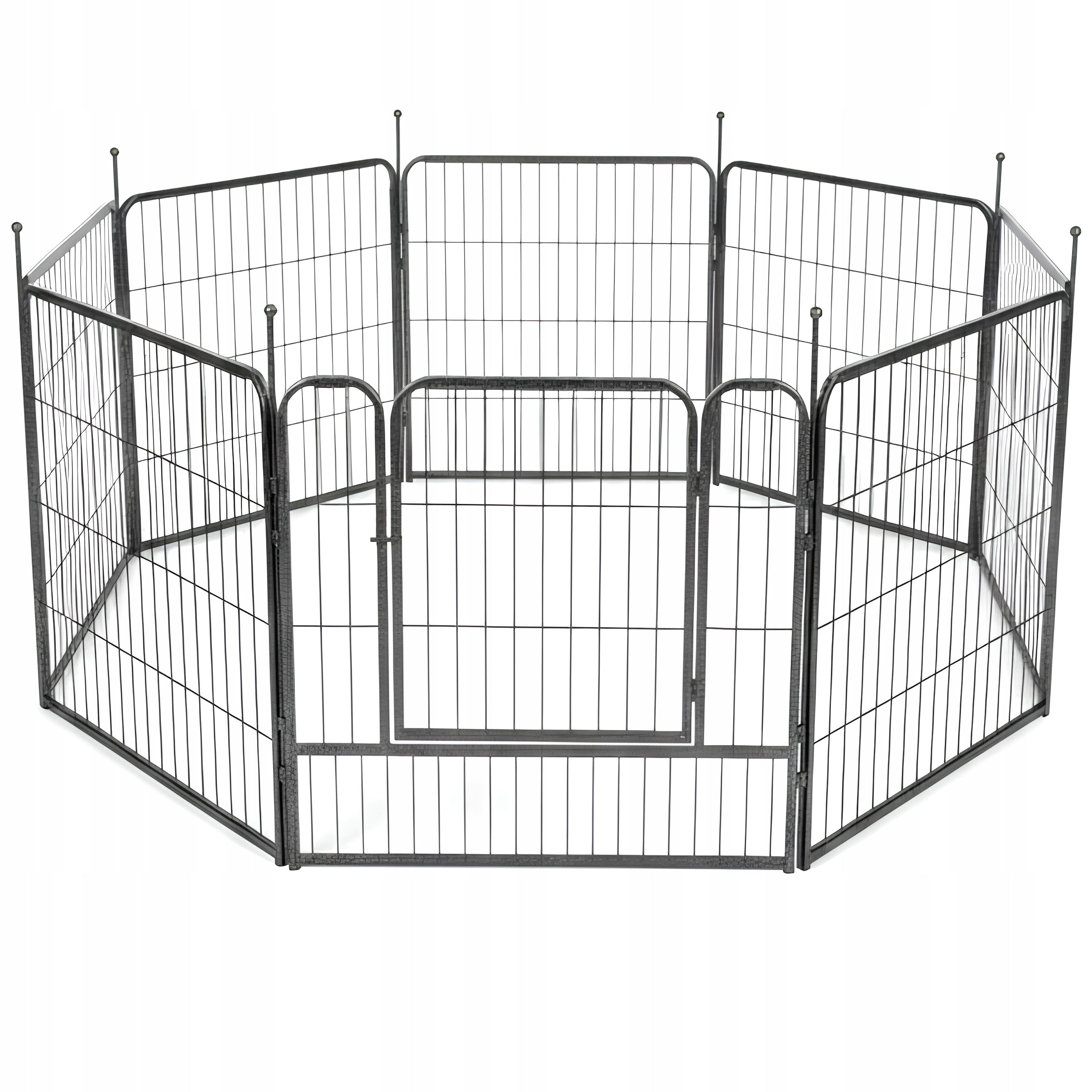 METAL PLAYPEN FOR RABBIT DOG FOR HOME 8 PANELS 80×80 CM ENCLOSURE Packaging status original