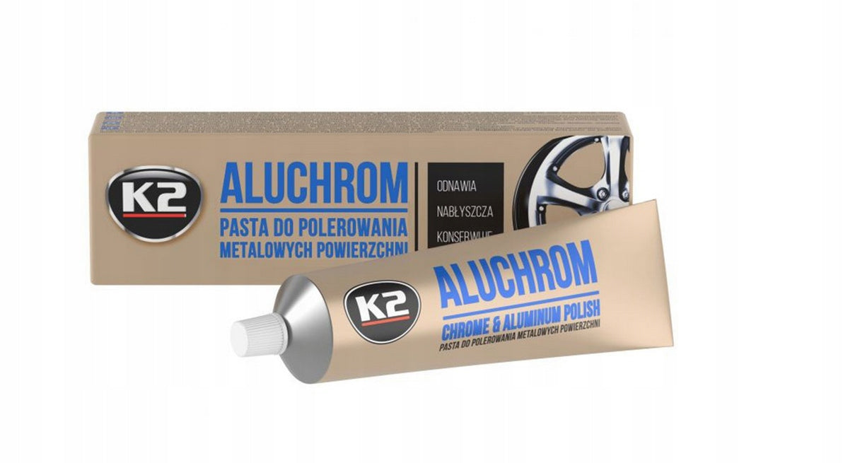 METAL POLISHING KIT 3 x STEEL WOOL + PASTE K2 ALUCHROM POLISHER Manufacturer's catalog number 005010