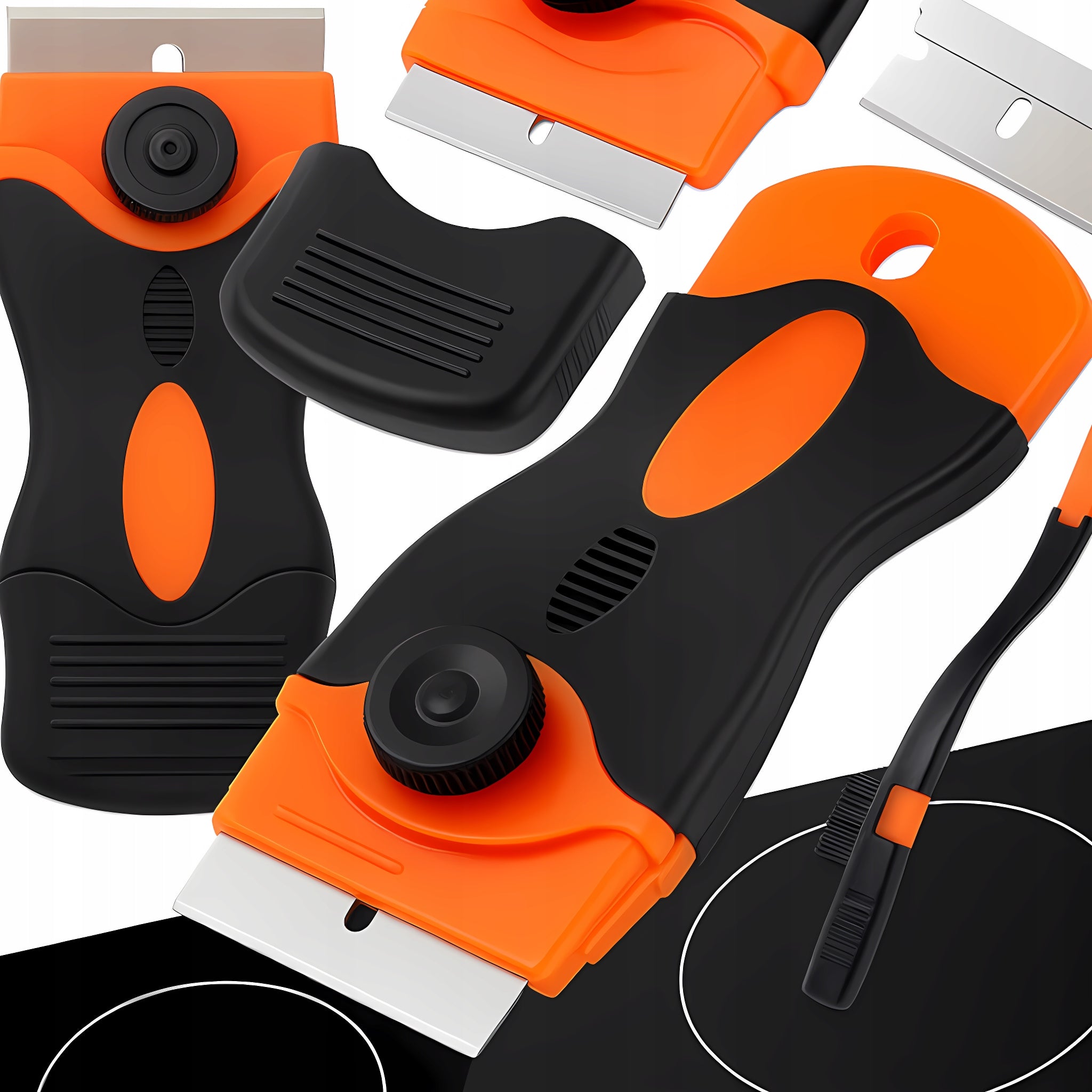 METAL SCRAPER FOR INDUCTION PLATES CERAMIC WINDOW PANES