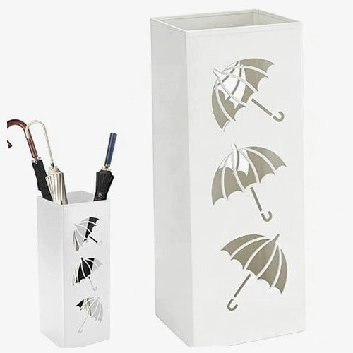 METAL UMBRELLA STAND BLACK 42 CM FOR HALLWAY 4 6 PCS