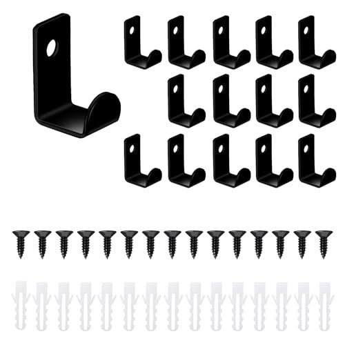 METAL WALL HOOKS 15 PCS. FOR SCREWING COATS ON CLOTHES Brand no brand