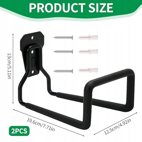 METAL WALL HOSE HOLDER FOR GARDEN HOSE 2 PCS Steel for Home Manufacturer code Bez marki