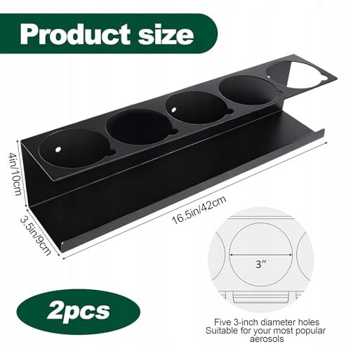 METAL WORKSHOP SPRAY CAN HOLDER FOR WALL 2 PCS STEEL Manufacturer code Bez marki