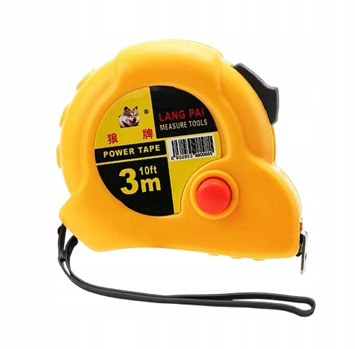METER MEASURE METER ROLLED 3m TWO LOCKS AUTOMATIC TAPE MEASURE Manufacturer code Metrówka 3m