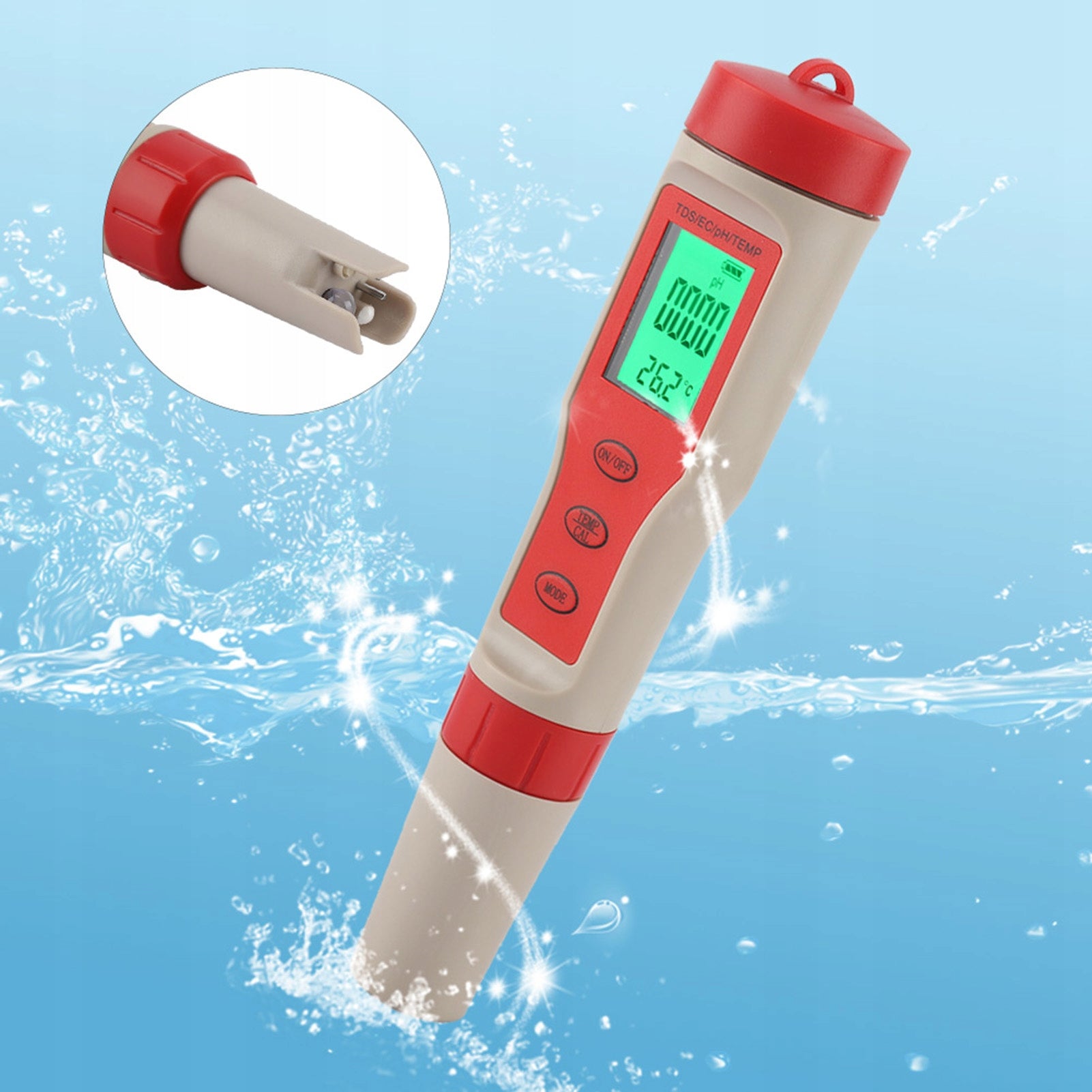 METER PH + TDS WATER TESTER POOL TDS EC TEMP Brand no brand