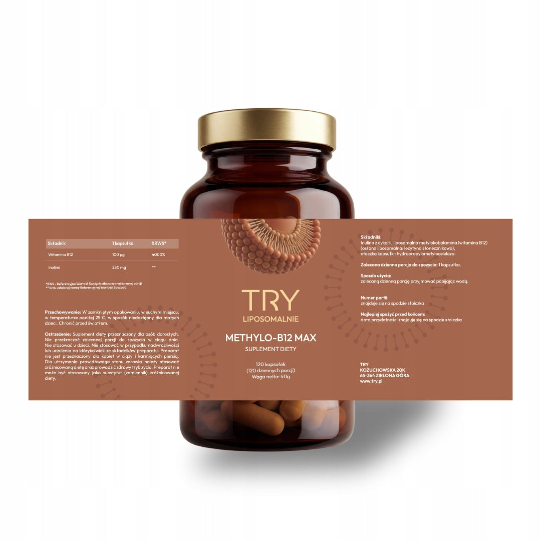 METHYL-B12 MAX liposomal 120 CAPSULES | FATIGUE | IMMUNITY | TRY Name other