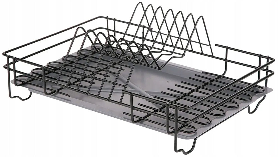METPOL - Dish dryer - black - standing - 35x25 cm
