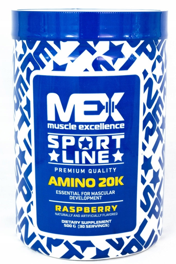 MEX Amino 20K 500g EAA BCAA Glutamine complex regeneration mass reduction