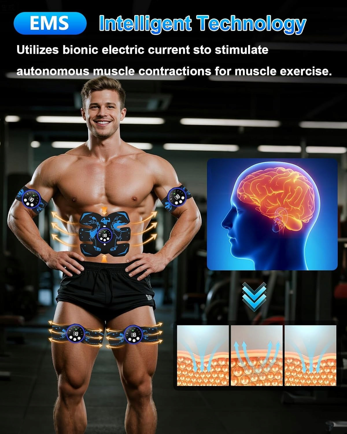MEXLYCA Electronic EMS muscle stimulator, 8 modes, 29 levels Brand no brand