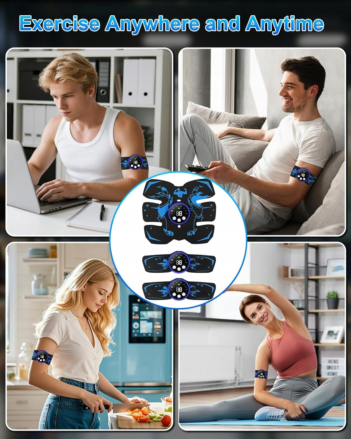 MEXLYCA Electronic EMS muscle stimulator, 8 modes, 29 levels Kind electrical muscle stimulator