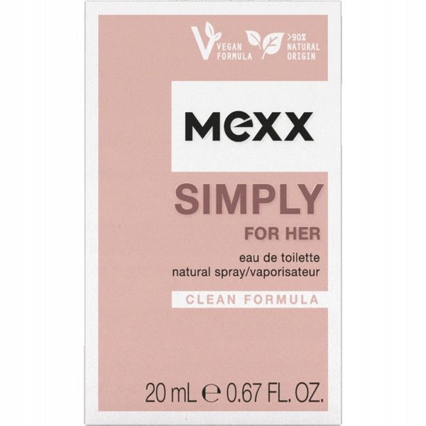 MEXX SIMPLY FOR HER 20ml eau de toilette Brand Mexx