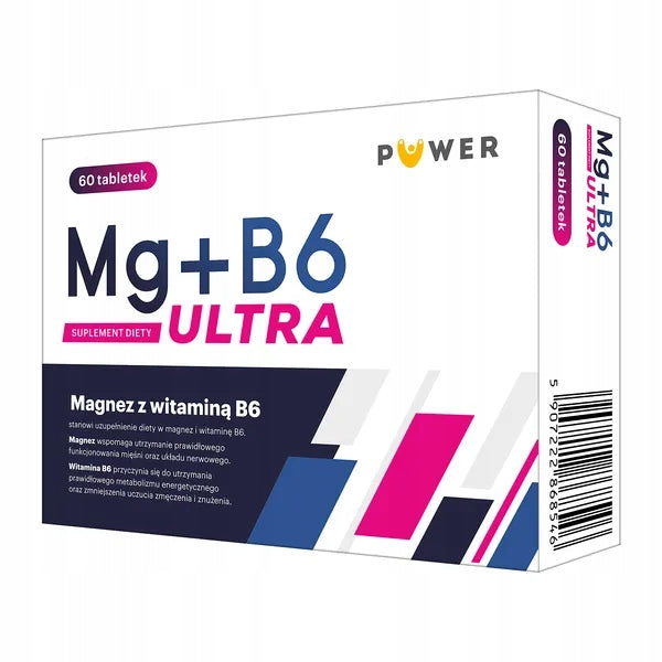 MG + B6 Ultra 60 tablets, magnesium, Puwer