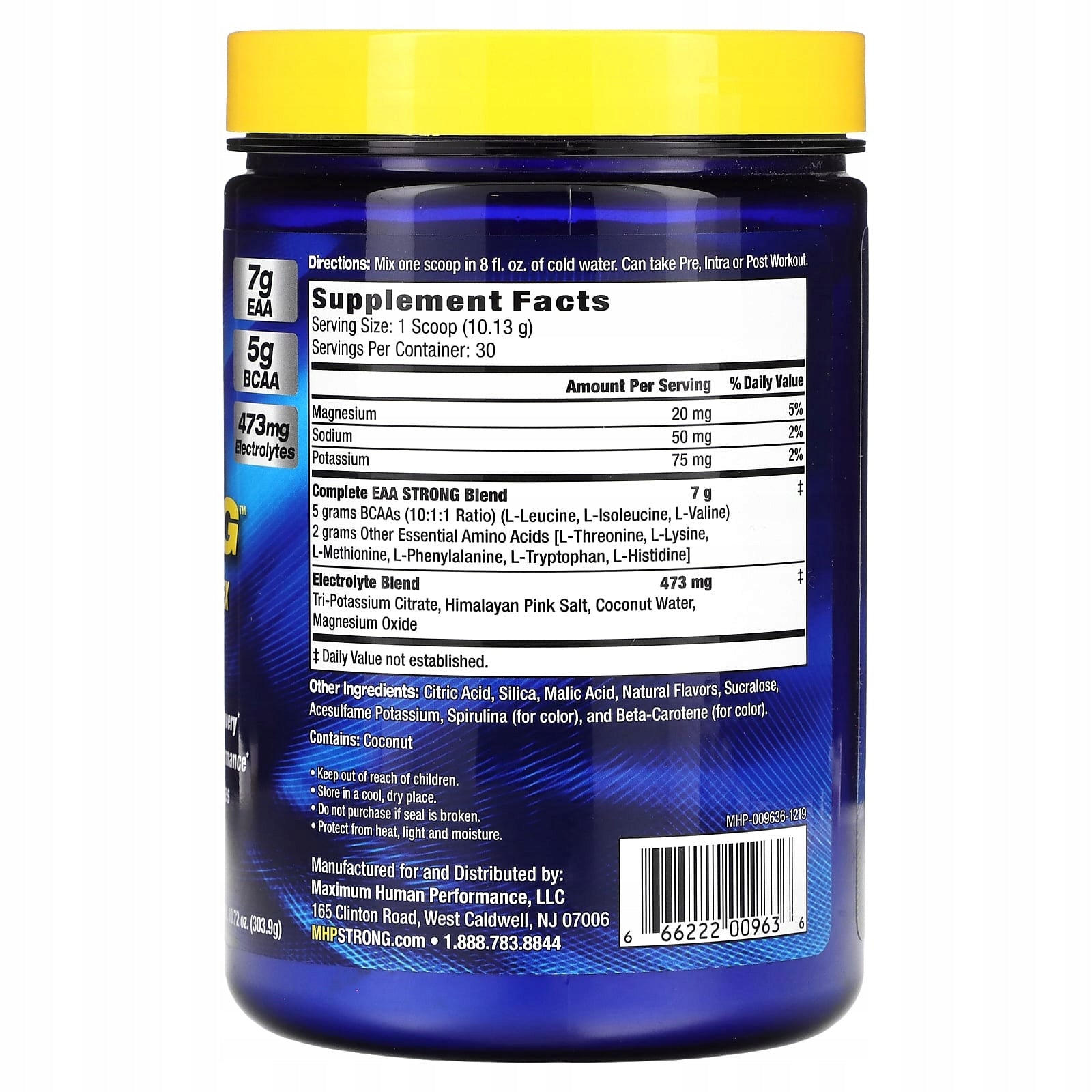MHP, EAA Strong, lemon-lime, (303,9 g) Expiration date at least 3 months from the date of purchase