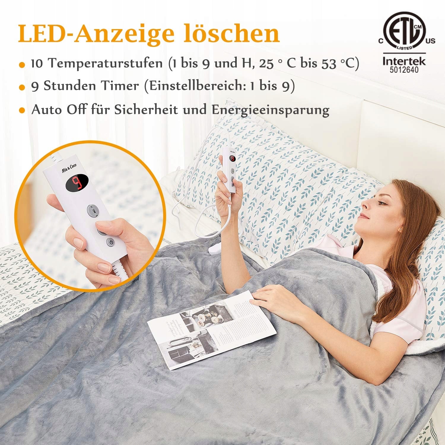 MIA&COCO Electric Automatic Warming Blanket Medical device no