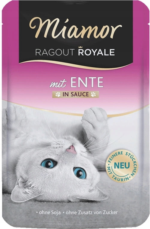 MIAMOR RAGOUT ROYALE - Duck in sauce 100g wet cat food