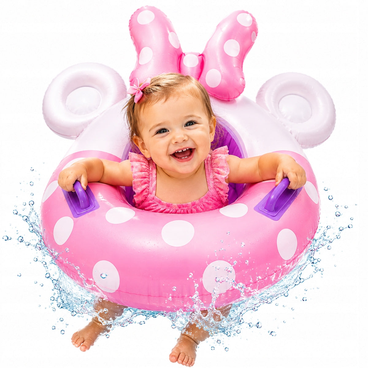 MICKEY MOUSE MINI Swimming Wheel FOR BABIES PANTIES HOLDERS Color pink