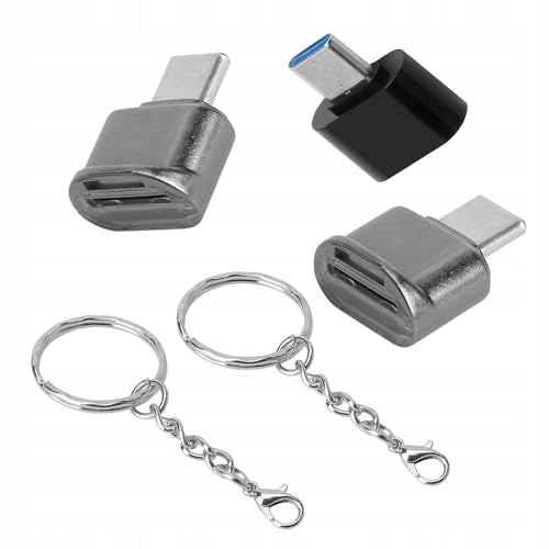 MICRO SD USB C ADAPTER A ALUMINUM CARD READER SET OF 2 STEEL Manufacturer no brand