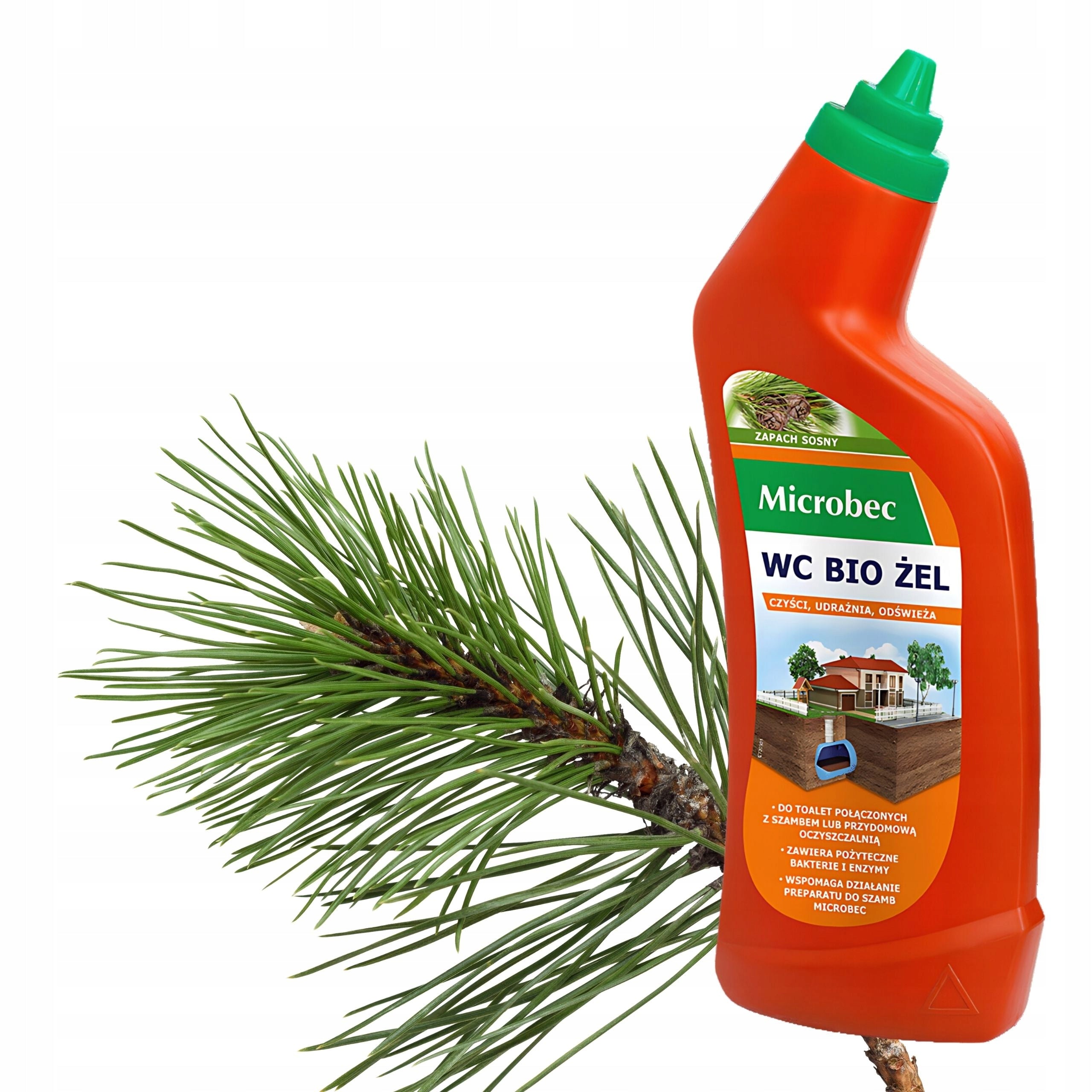 MICROBEC WC BIO SEPTIC TANK GEL FOR TOILETS COMBINED WITH SEPTIC TANK PINE 750ML EAN (GTIN) 5904517005228