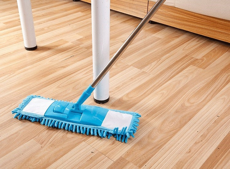 MICROFIBER CHENILLE FLAT FIBER MOP WITH TELESCOPIC STICK LONG Manufacturer code 614317XNIEBIESKI