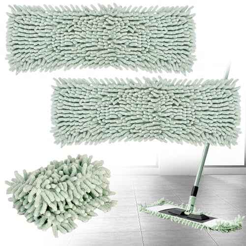 MICROFIBER CHENILLE FLAT MOP FOR HOME CLEANING SET OF 2 PILLOWCASES Brand no brand