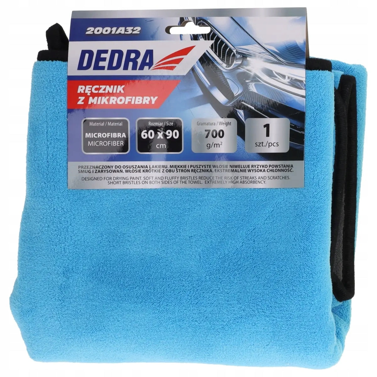 MICROFIBER CLOTH 60*90CM 700G/M2 2001A32 DEDRA Manufacturer Dedra