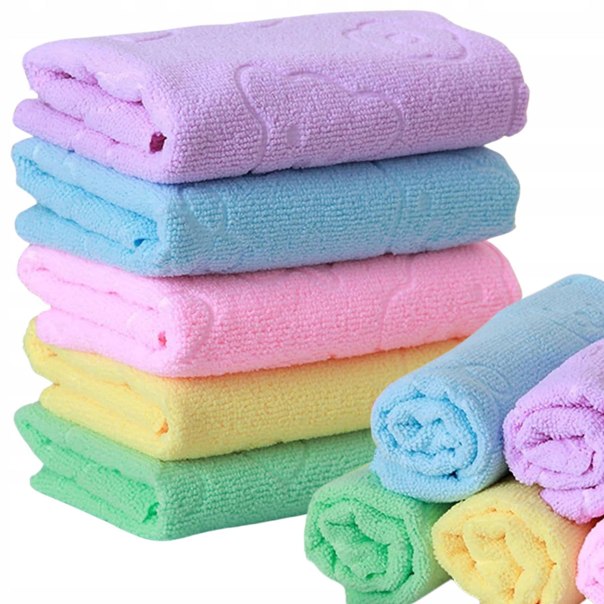 MICROFIBER CLOTH SOFT KITCHEN CLOTH UNIVERSAL 30x30cm 5pcs V2