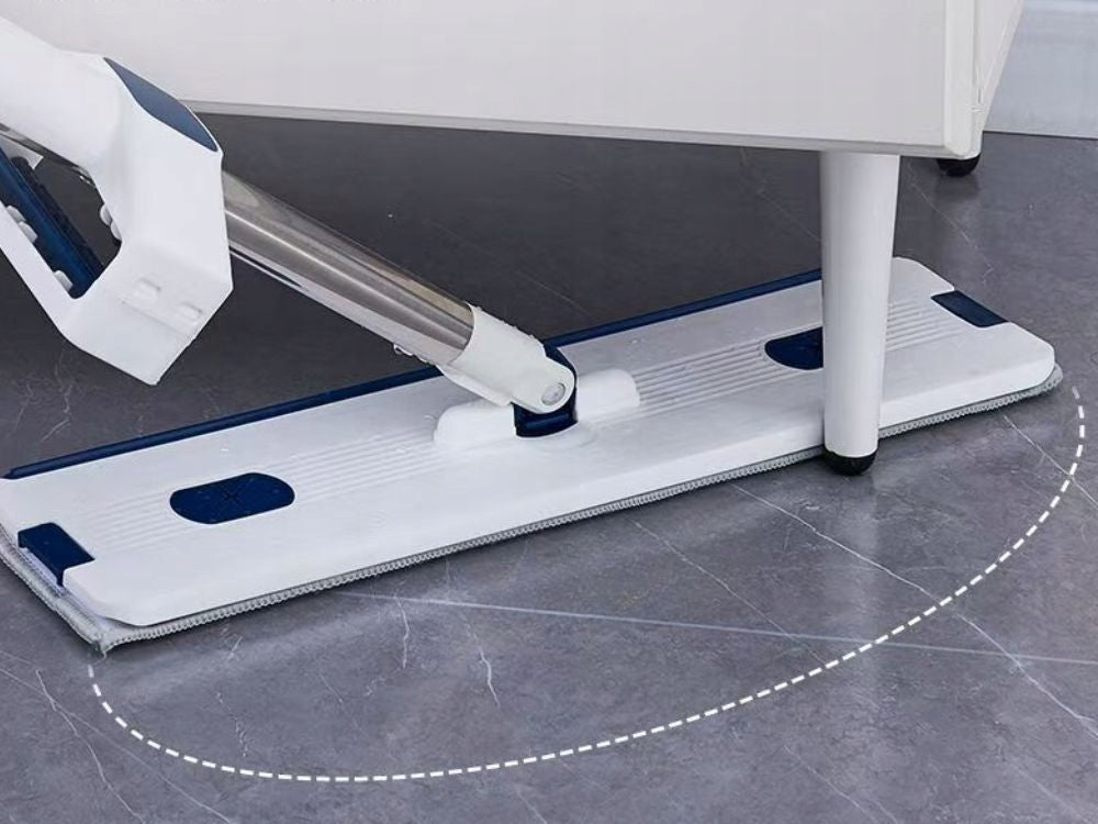 MICROFIBER FLAT MOP WITH SQUEEGEE FOLDING BUCKET FOR FLOORS Manufacturer code 27541
