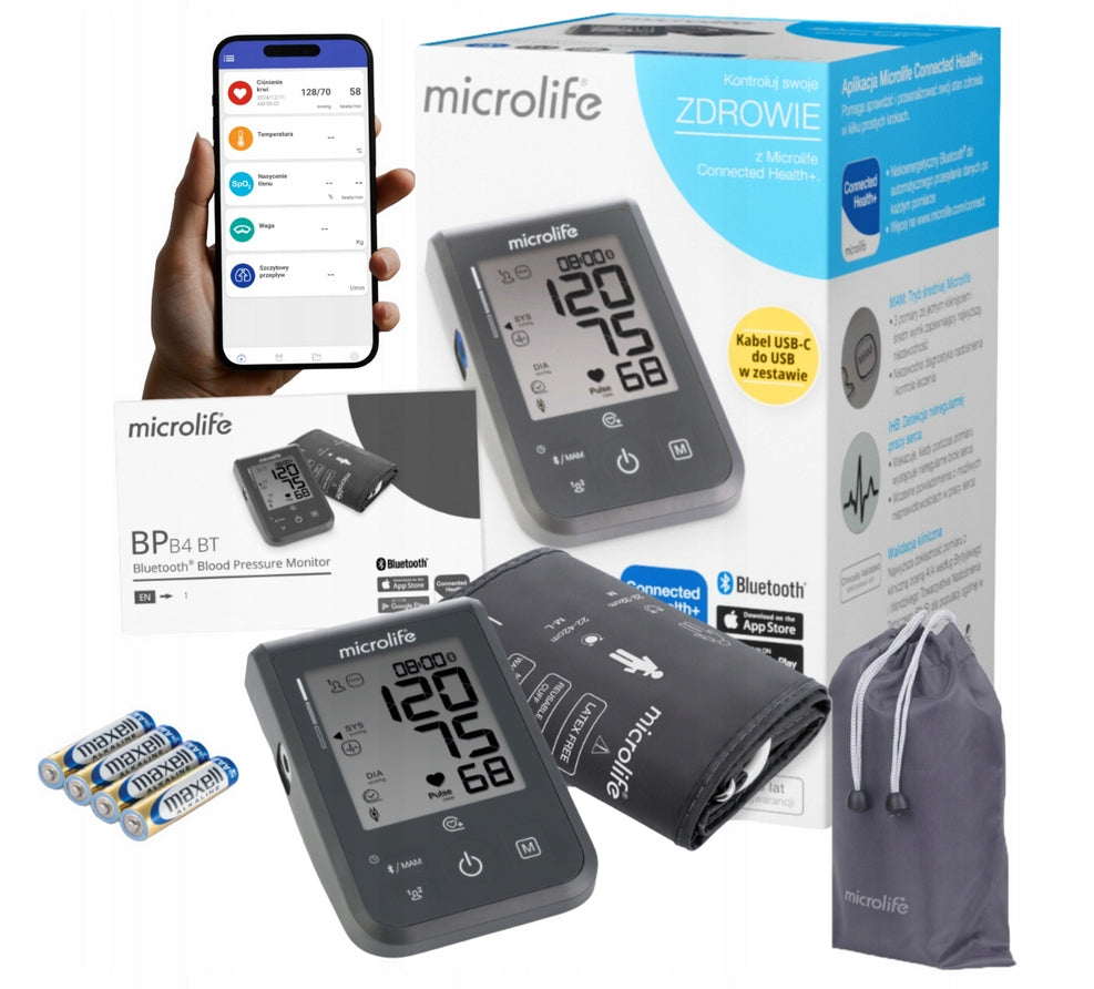MICROLIFE VALIDATION Shoulder Blood Pressure Monitor Automatic BP B4 Bluetooth